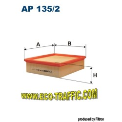 ФИЛТРИ ФИЛТРОН/ AP135/2 ВЪЗДУШЕН ФИЛТЪР/AP 135/2